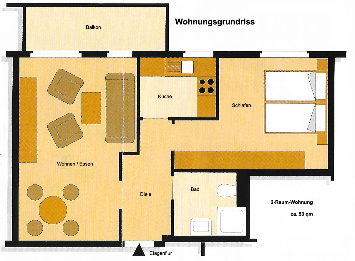 Wohnungsgrundriss