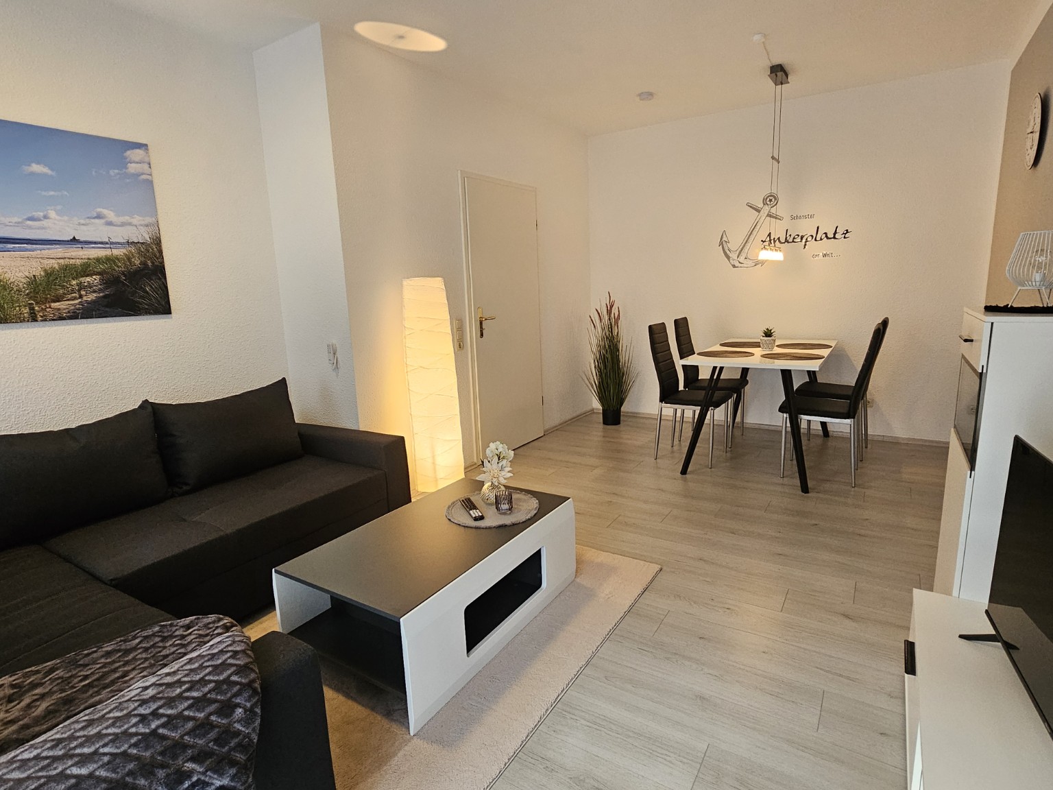 Gemütliche Sitzecke im Wohnzimmer